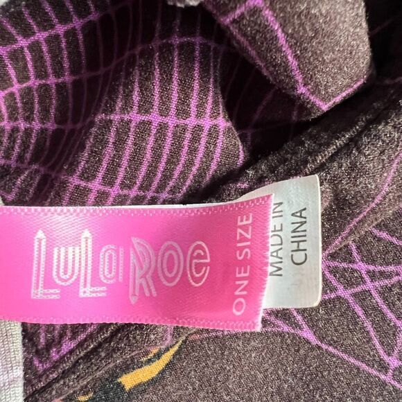 Lularoe Spider/Web Halloween Leggings Size OS - Picture 3 of 3